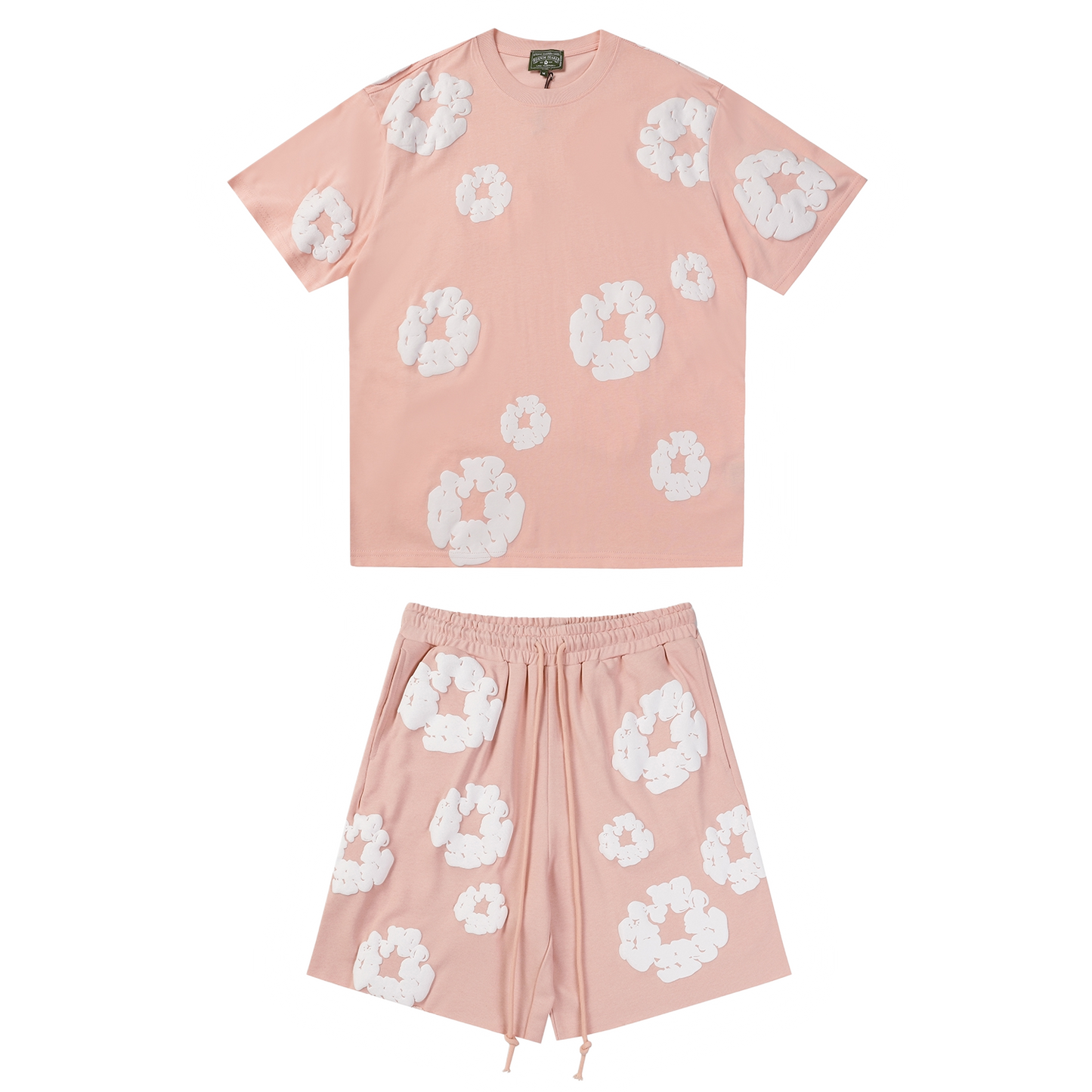 Denim Tears Light Pink Short Set