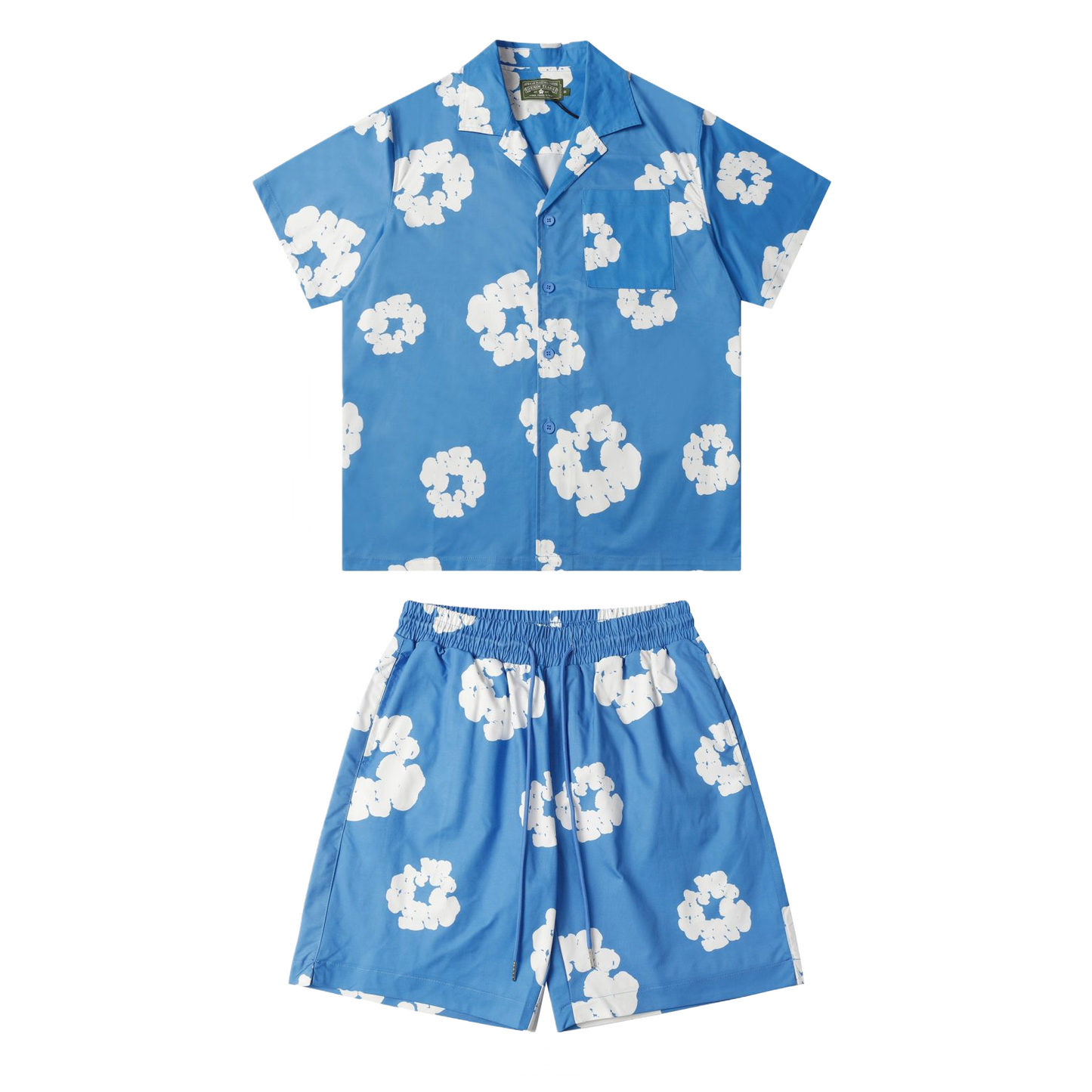 Denim Tears Light Blue Summer Set