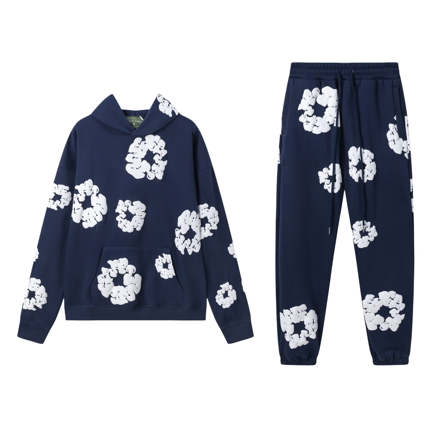 Denim Tears Navy Blue Set