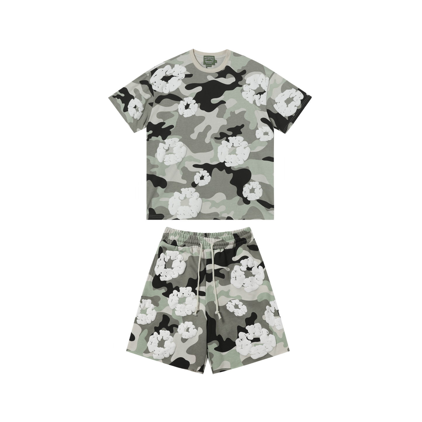 Denim Tears Camouflage Short Set