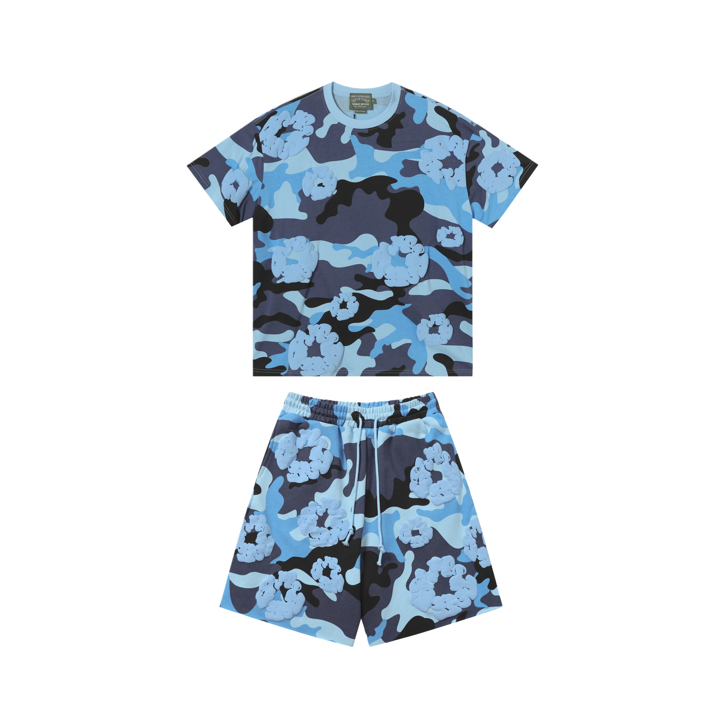 Denim Tears Camouflage Short Set