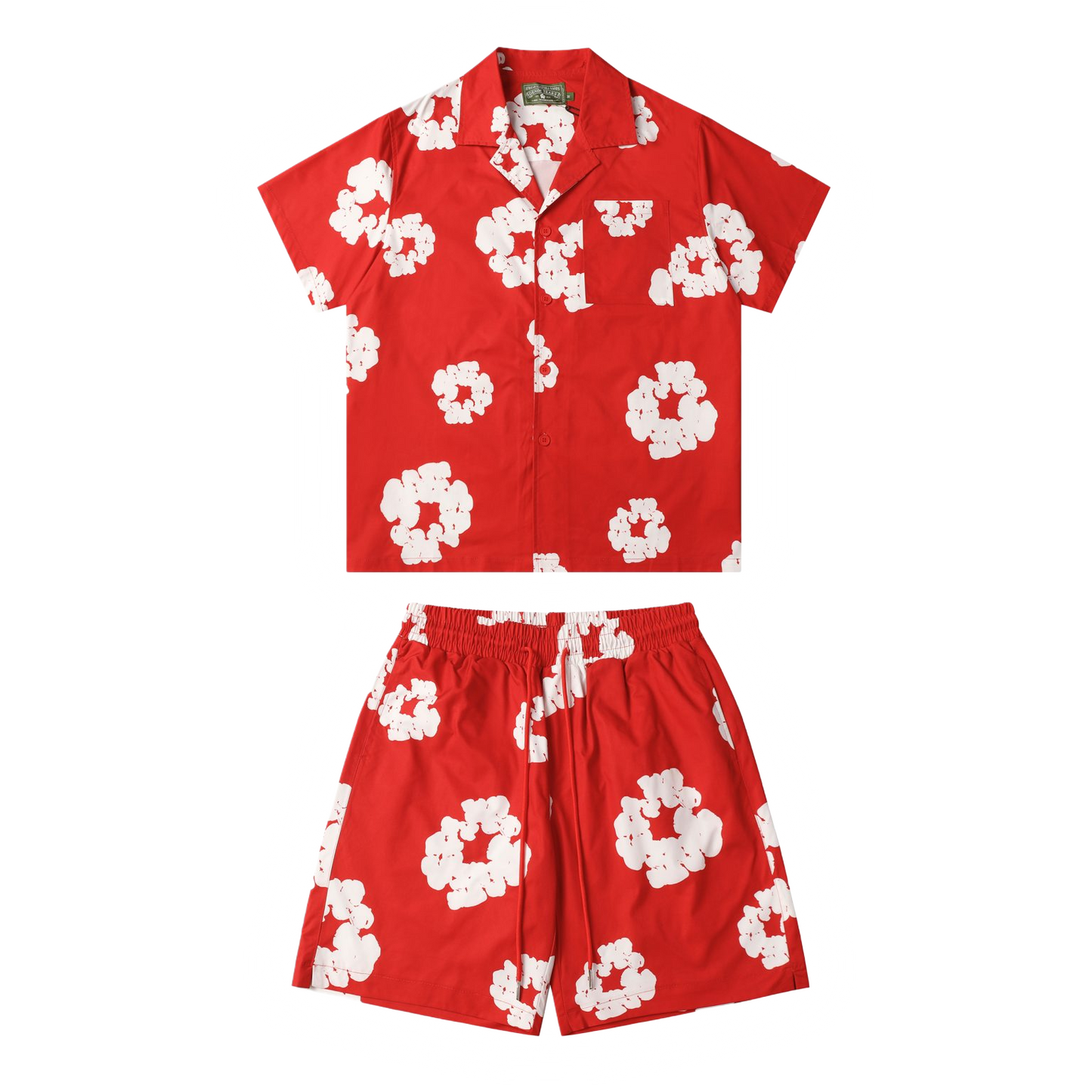 Denim Tears Red Summer Set