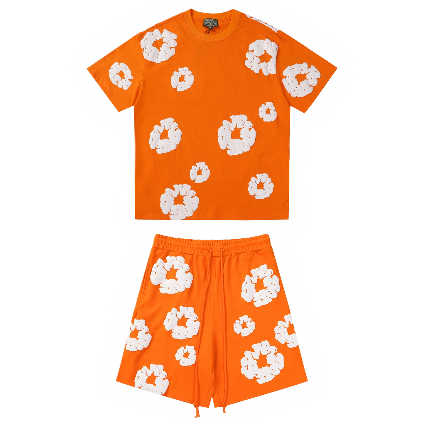 Denim Tears Orange Short Set