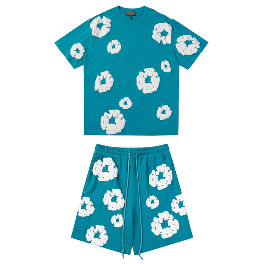 Denim Tears Aqua Short Set
