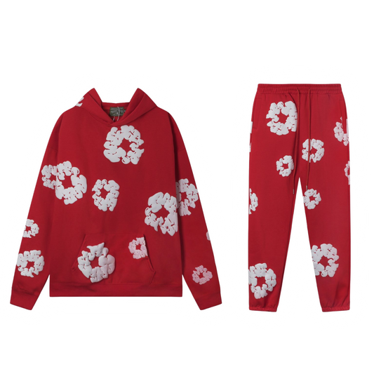 Denim Tears Red Set