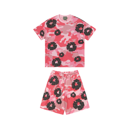 Denim Tears Camouflage Short Set
