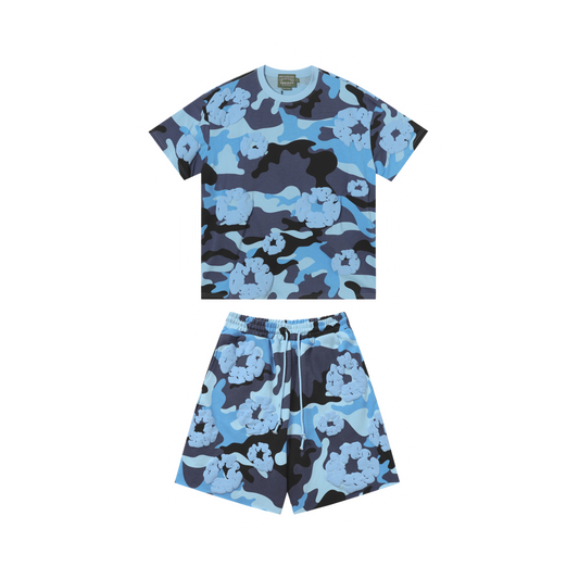Denim Tears Camouflage Short Set
