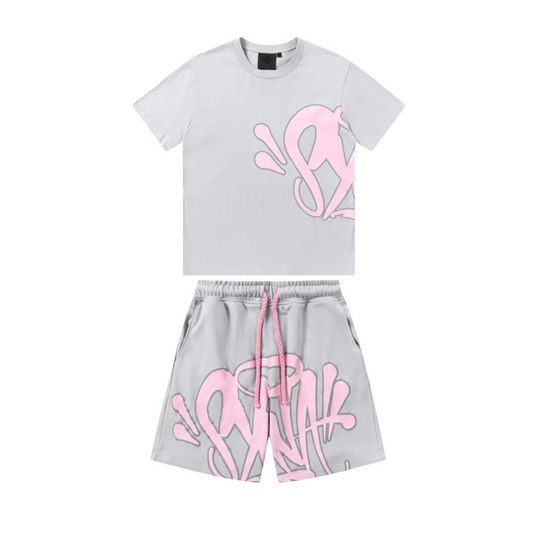 Synaworld Gray-Pink Short Set