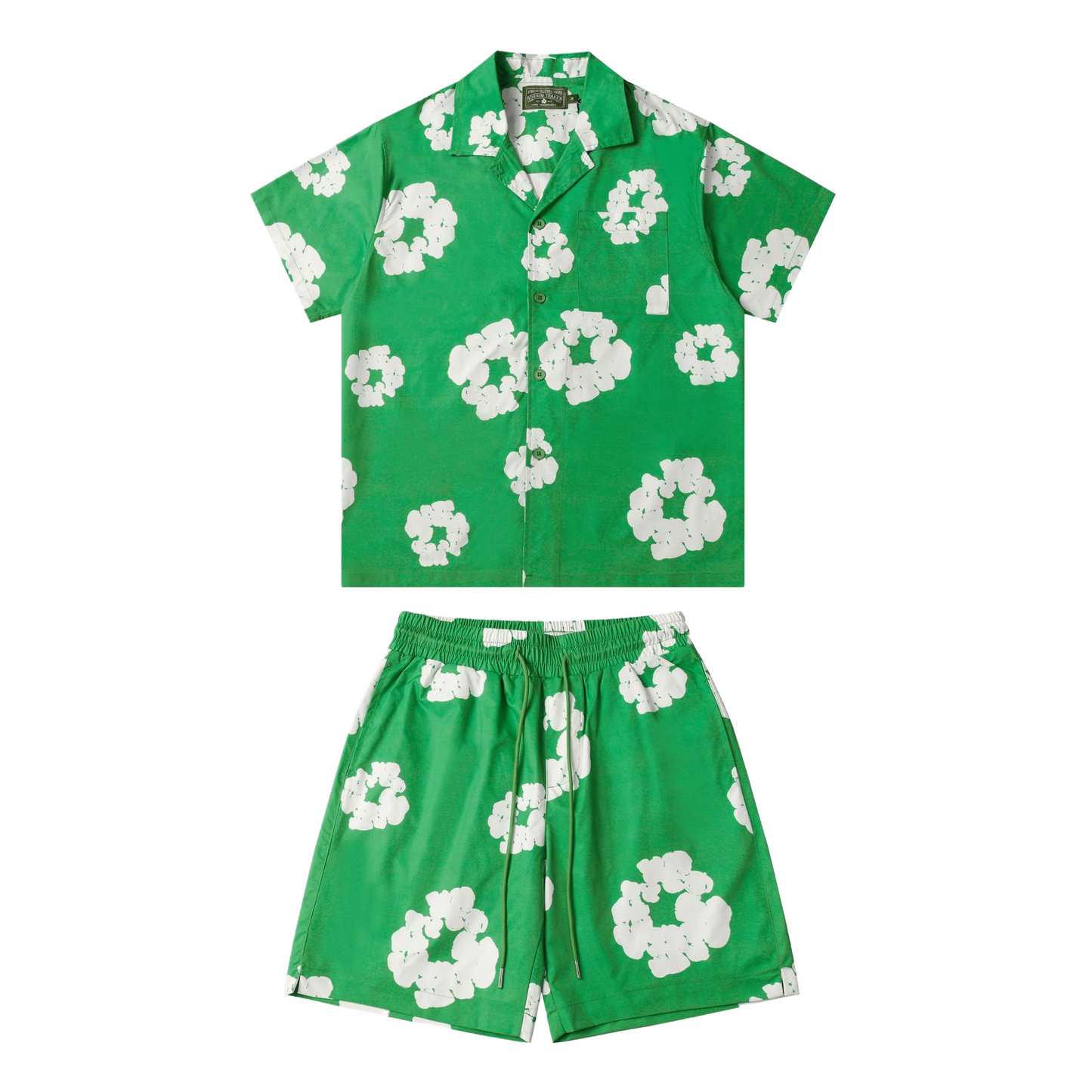 Denim Tears Green Summer Set