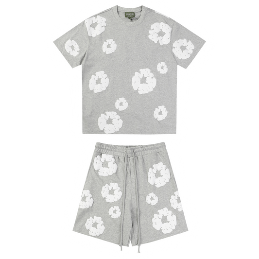 Denim Tears Gray Short Set